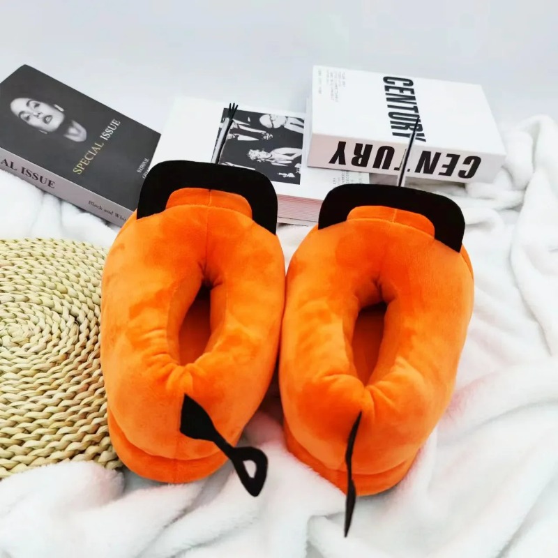 Men Shoes Style - Аниме бензопила, мужские домашние тапочки Pochita,