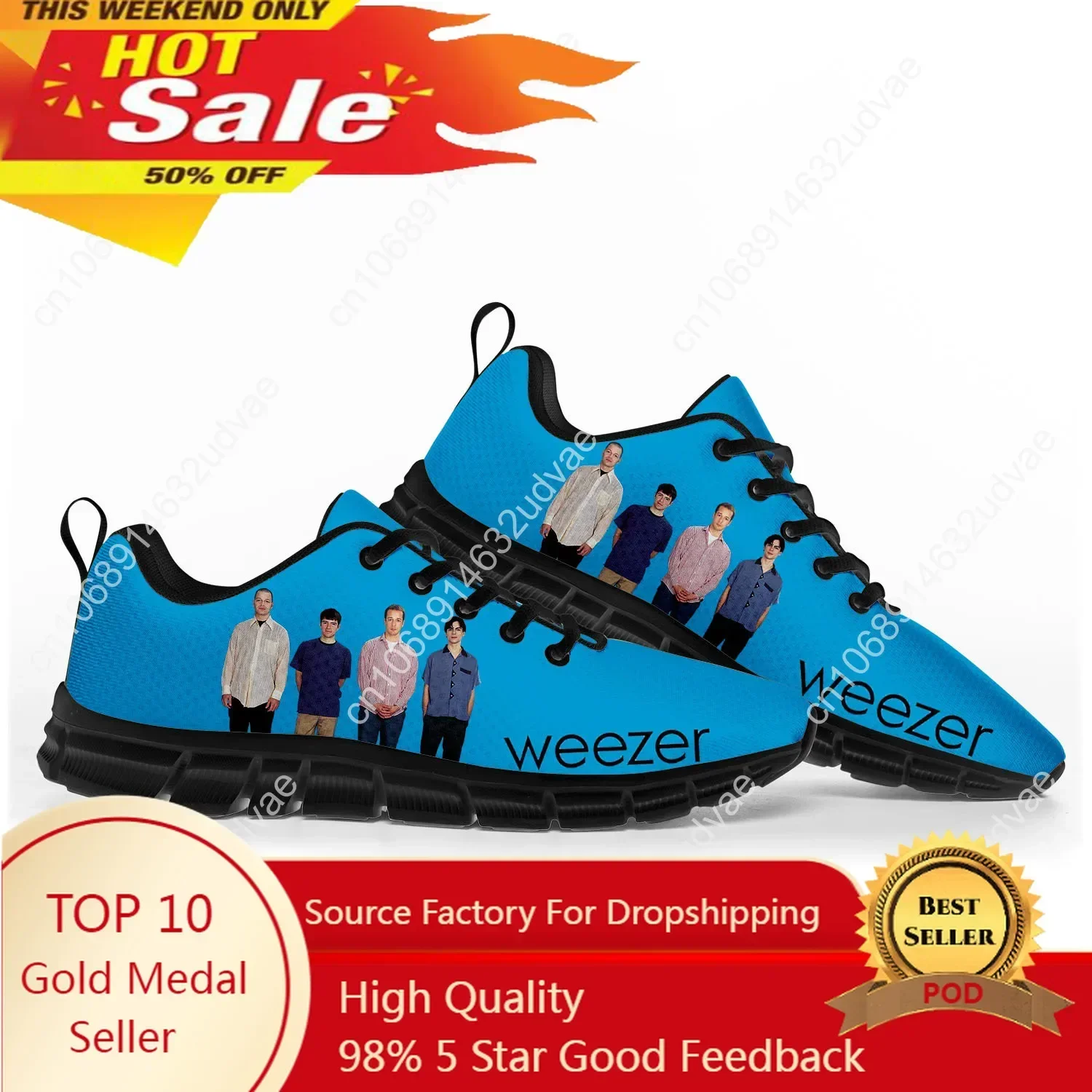 Men Shoes Black - Кроссовки Weezer для мужчин и женщин,
